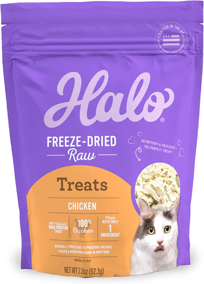 100% Freeze-Dried Raw Chicken Breast or Salmon Treats