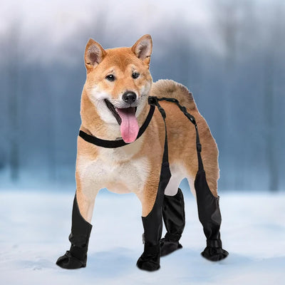 Waterproof Outdoor Dog Boot Leggings - Protect Your Pup's Paws in Snow and Rain!