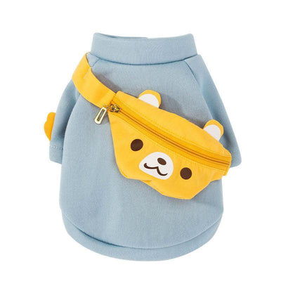 Cuddly Cartoon Pet Sweater Backpack