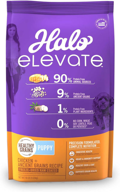 Elevate Dry Dog Food, Healthy Grains Chicken Recipe, Puppy Formula